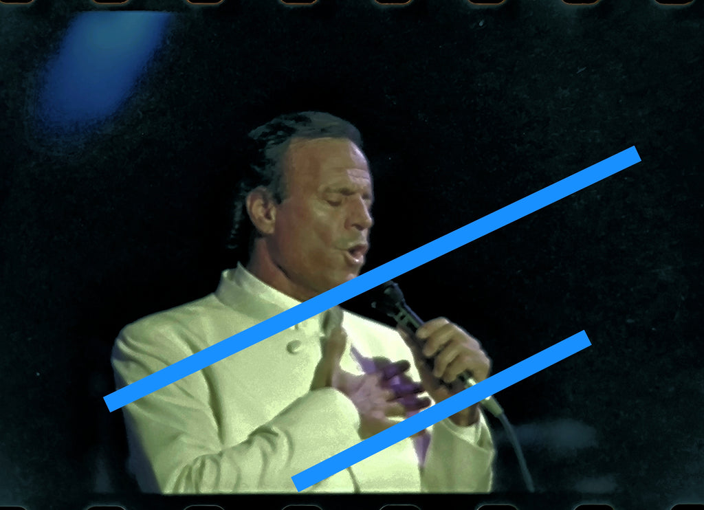 Negativo fotográfico original Julio Iglesias cantante español 35mm film Rare
€110,00