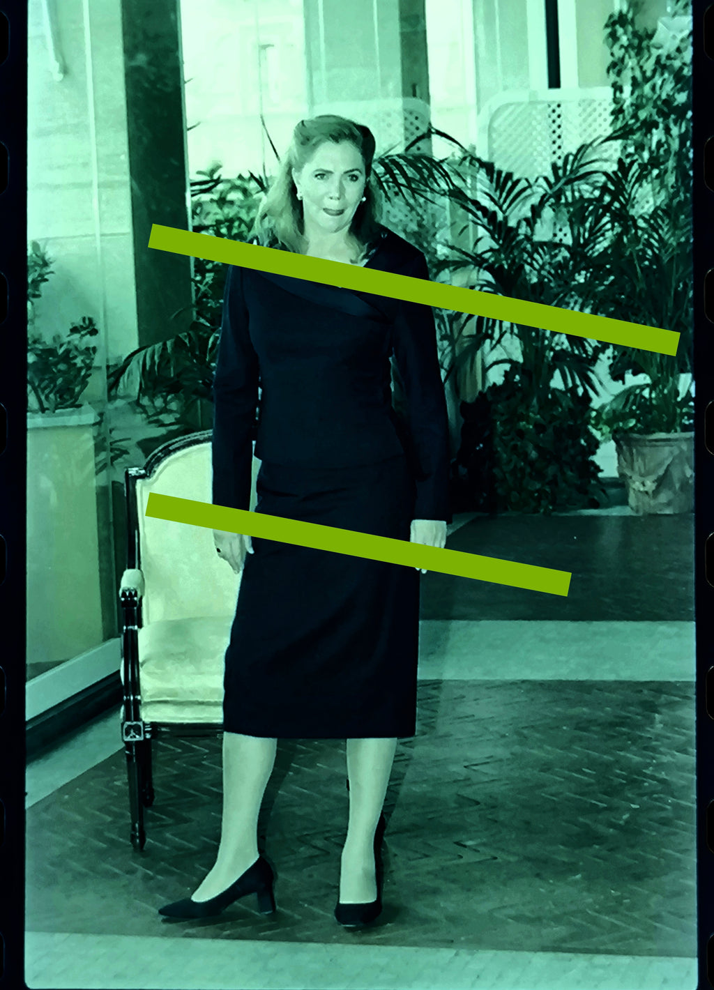 Original photographic negative Kathleen Turner American film actress 35mm film Rare