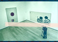 Negativo fotográfico original pintor Adolph Gottlieb operador de televisión filmando retrospectiva IVAM Valencia 2001 35mm film Rare