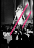 Negativo fotográfico original Claudia Schiffer modelo caminando pasarela Premios Nova Valencia 1997 35mm film Rare