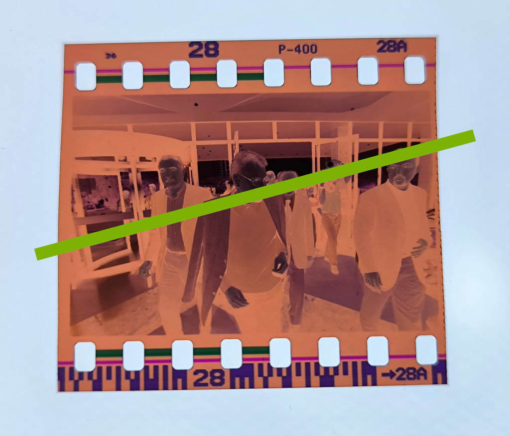 Negativo fotográfico original visita de Felipe González al Sidi Saler Valencia 35mm film Rare