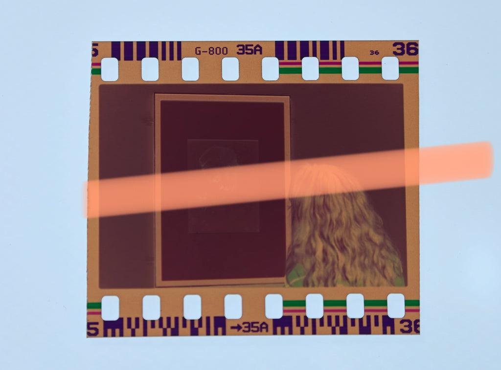 Negativo fotográfico original dibujo Miguel Ángel exposición Valencia 1997 35mm film Rare