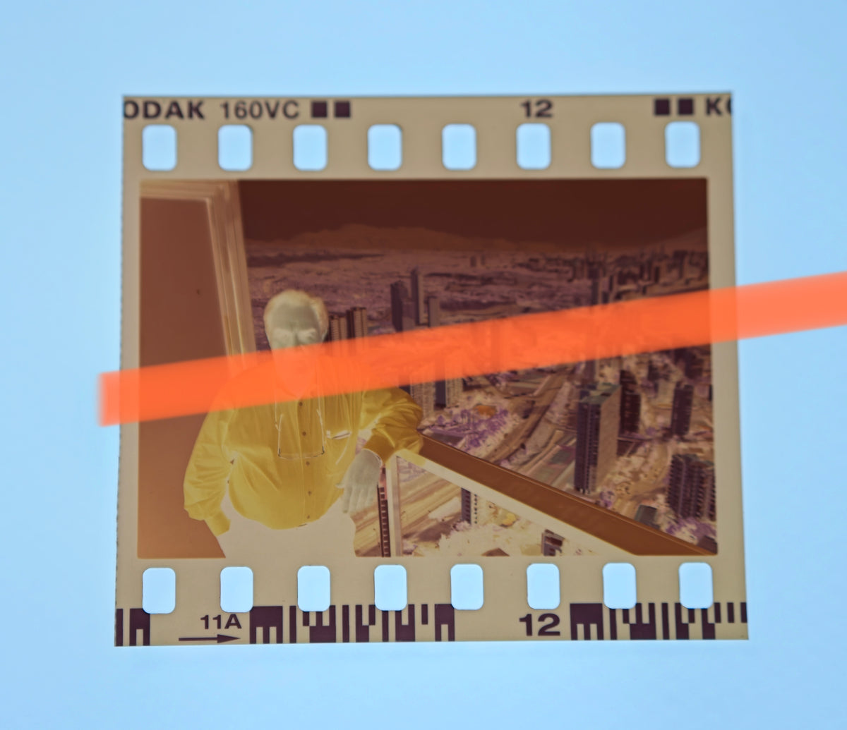 Originales fotografisches Negativ Joaquín Pérez Crespo Gran Hotel Bali Ansichten Benidorm 2002 35mm Film Selten