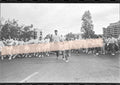 Originales Negativ eines Sportfotos vom Start des Volkslaufs „Carrera contra la Droga“ in Valencia 1992, 35-mm-Film, selten