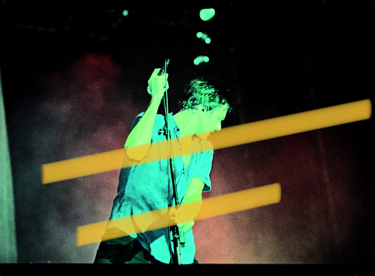 Original photographic negative Suede live FIB Benicàssim 1999 35mm film Rare