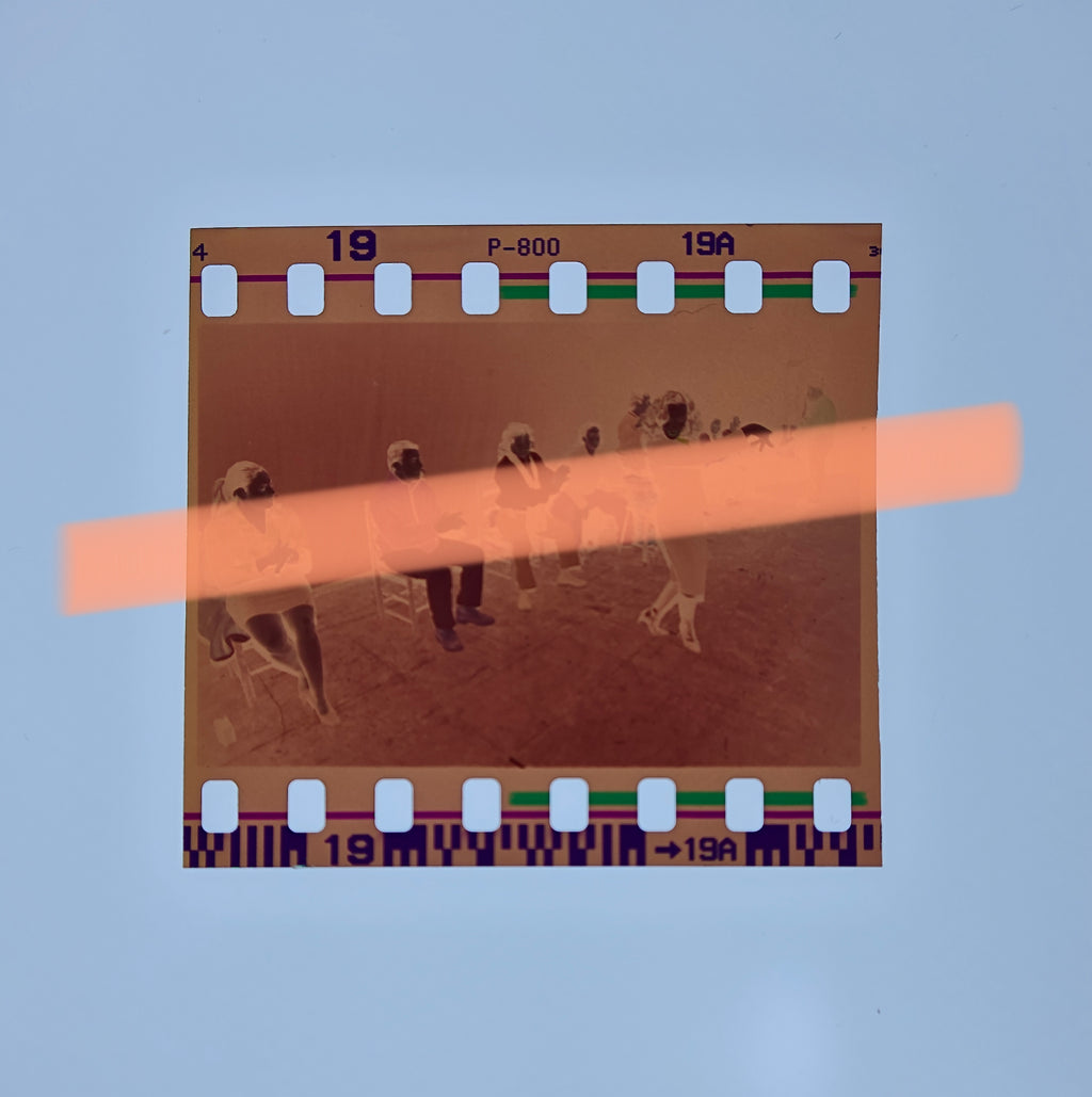 Original photographic negative Elvira Andrés dancing Valencia 2001 35mm film Rare