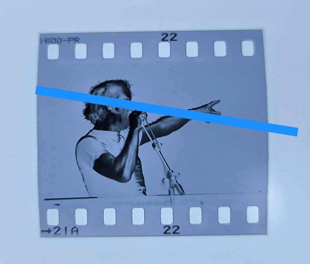 Original photographic negative John Mayall British blues rock singer 35mm film Rare