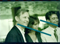 Original photographic negative Michael York and Jacqueline Bisset Valencia 1997 35mm film Rare
