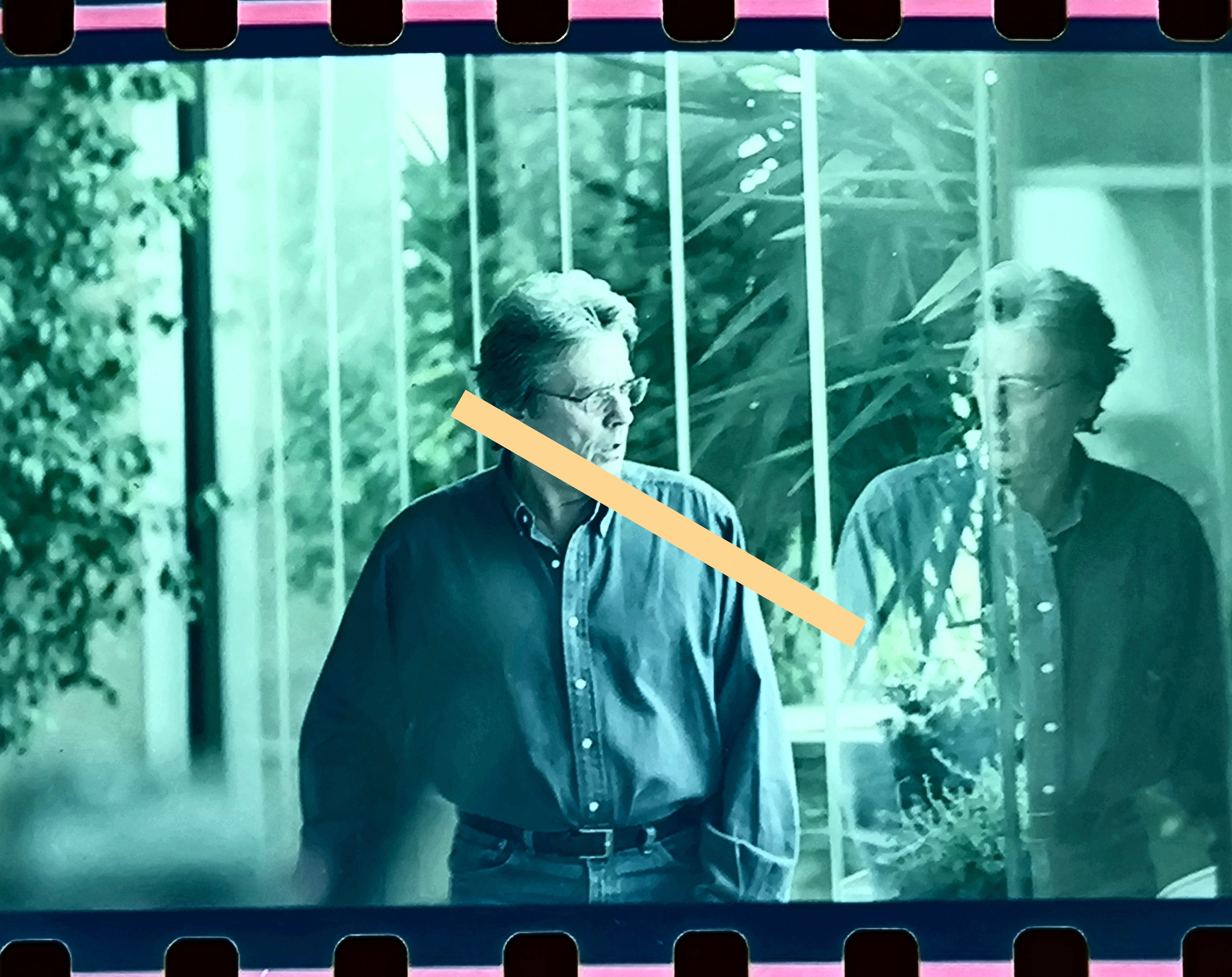 Negativo fotográfico original Actor francés Alain Delon 35mm film Rare