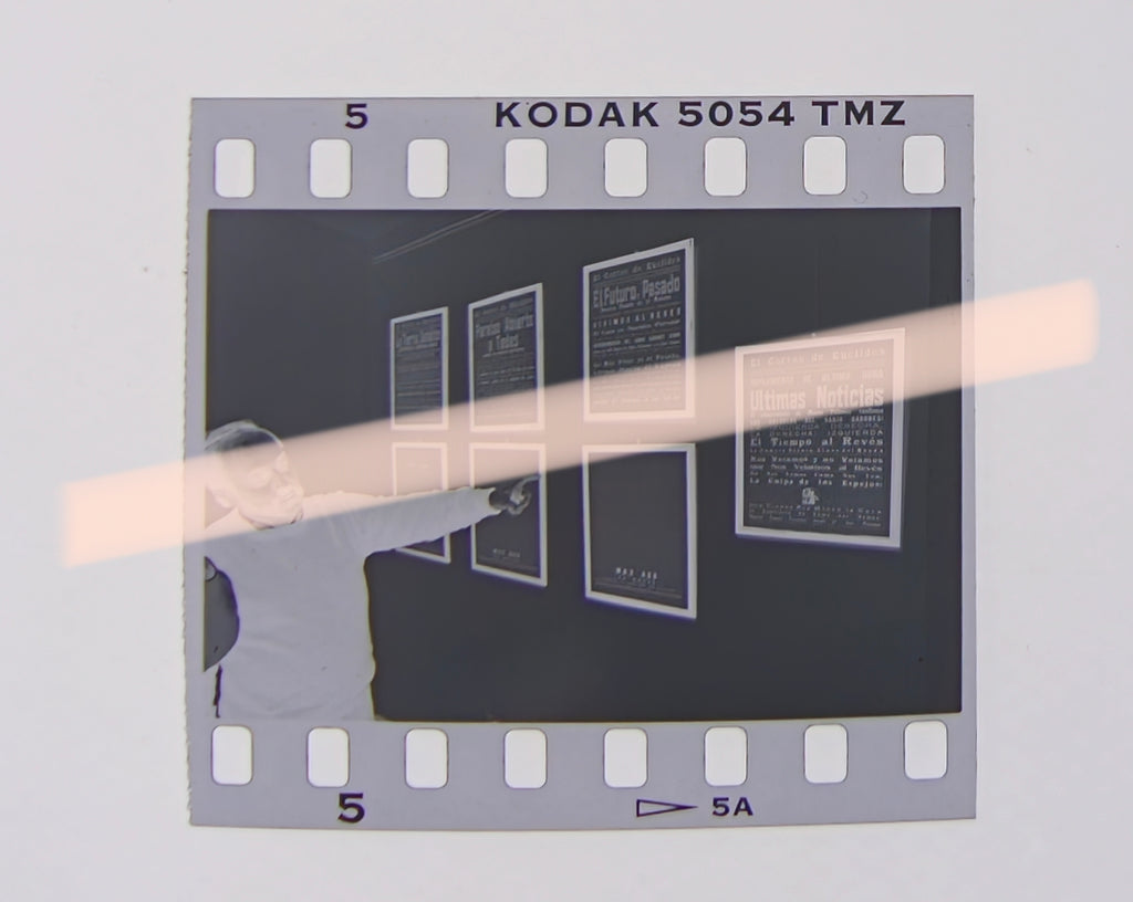Originales Fotonegativ von Max Aubs El Correo de Euclides, ausgestellt in Segorbe 1995, 35mm Film, Seltenheit