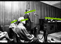 Negativo fotográfico original Alicante Juicio de Pryca explosión en el parking 35mm film Rare