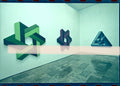 Originales Fotonegativ des Künstlers José María Yturralde, geometrische Figuren, Ausstellung IVAM Valencia 1999, 35-mm-Film, selten