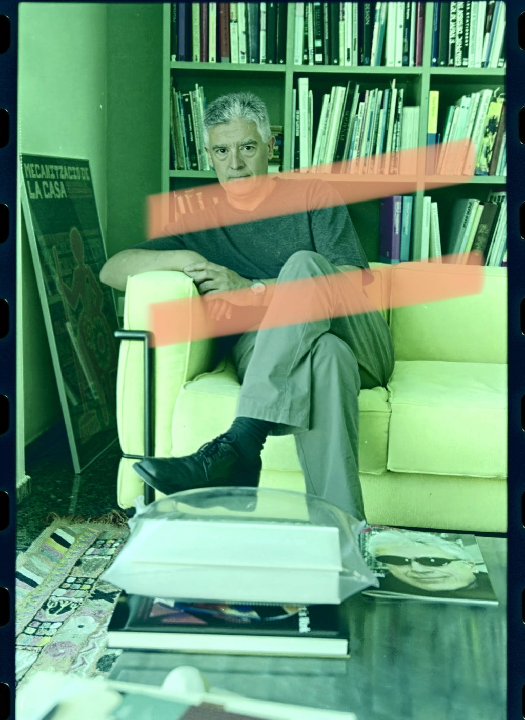Negativo fotográfico original Pepe Gimeno entorno de trabajo Valencia 2001 35mm film Rare