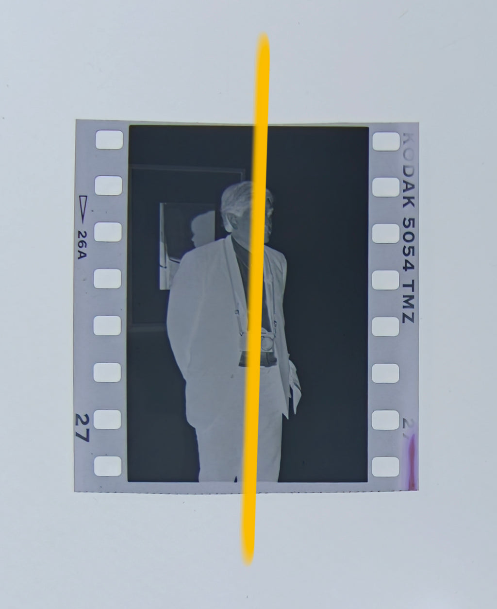 Original-Fotonegativ von Bernard Plossu im Profil Ausstellung IVAM Valencia 1997 35mm Film Selten