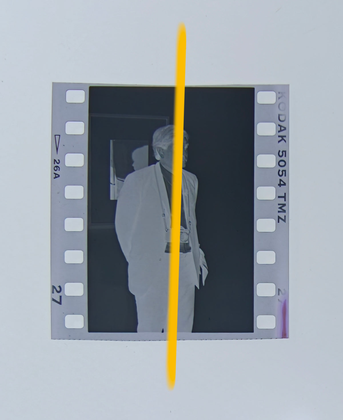 Original-Fotonegativ von Bernard Plossu im Profil Ausstellung IVAM Valencia 1997 35mm Film Selten