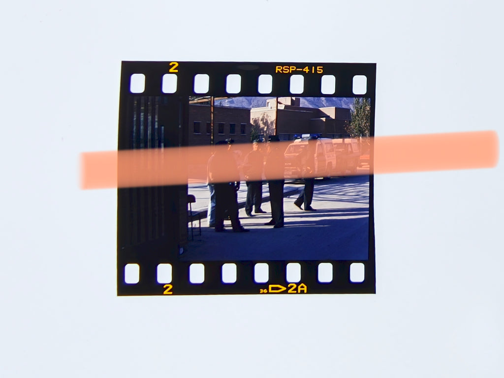 Diapositiva fotográfica original motín Fontcalent Alicante 1990 Policía 35mm Rare