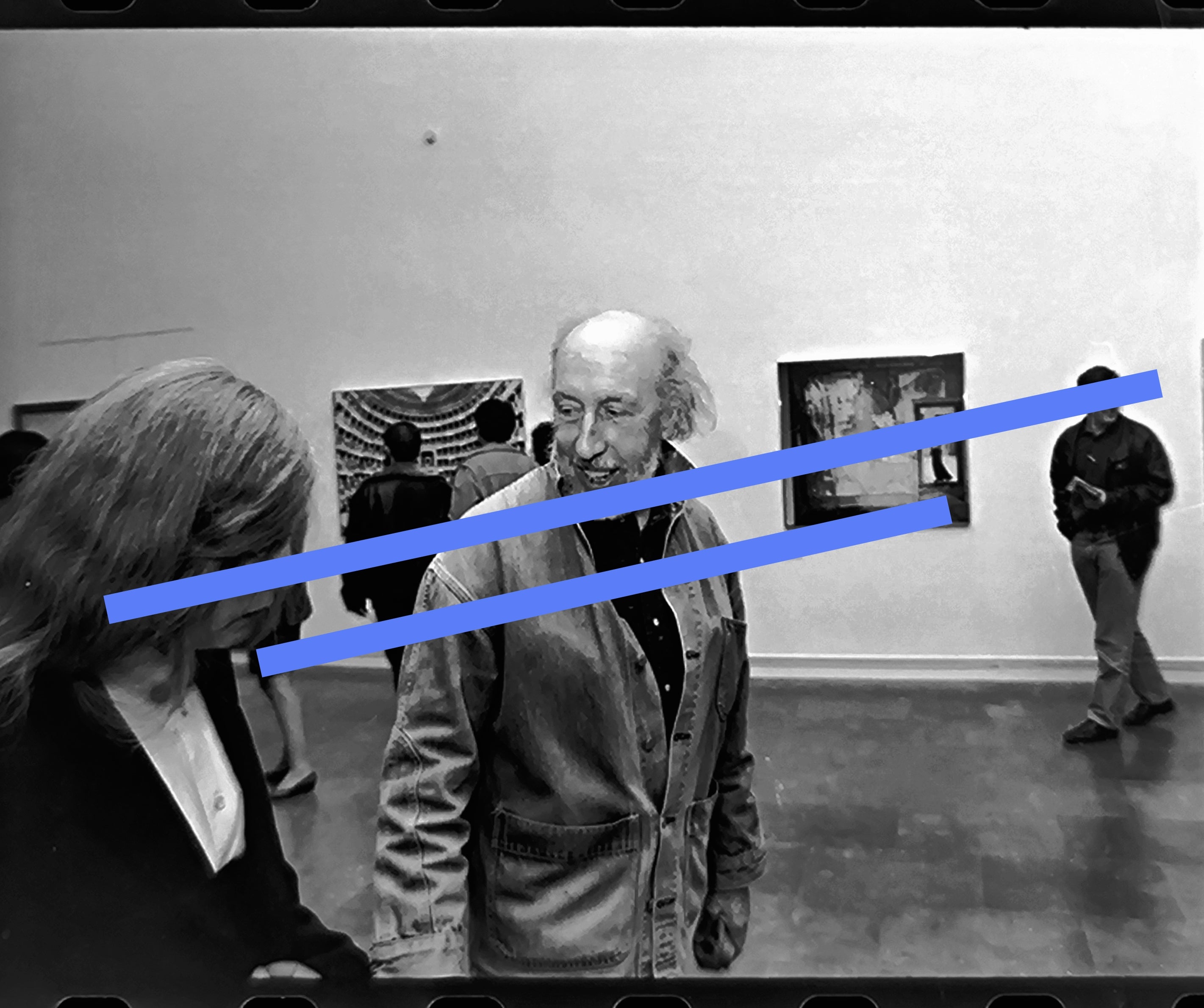 Negativo fotográfico original Pintor británico Richard Hamilton arte pop 35mm film Rare
