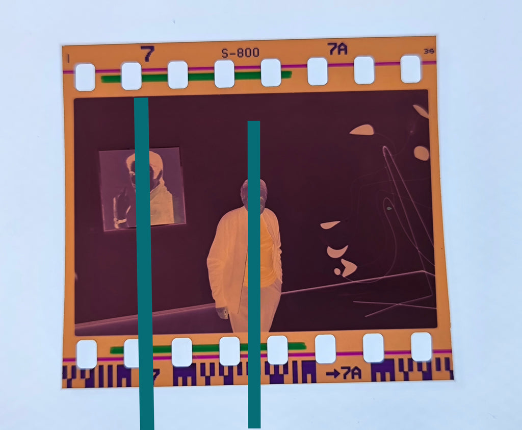 Original photographic negative Giuliano Gori exhibition IVAM Valencia 2003 35mm film Rare