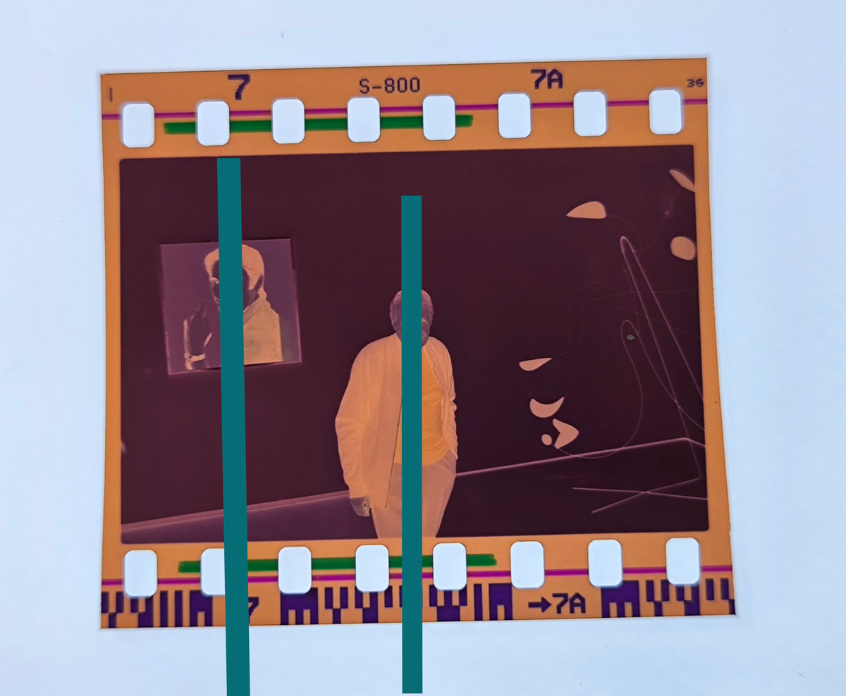 Original photographic negative Giuliano Gori exhibition IVAM Valencia 2003 35mm film Rare