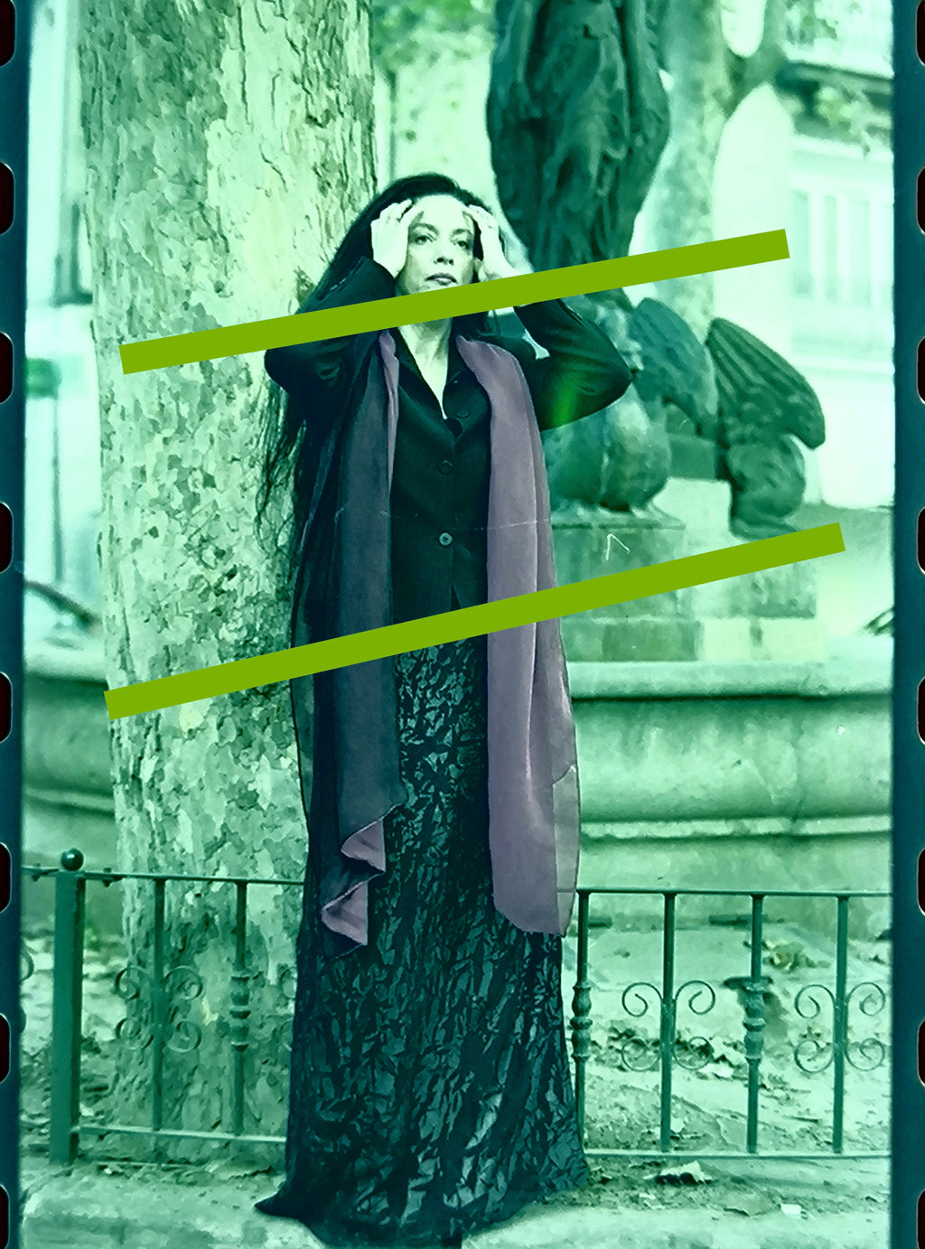 Original photographic negative Sônia Braga Brazilian film actress 35mm film Rare