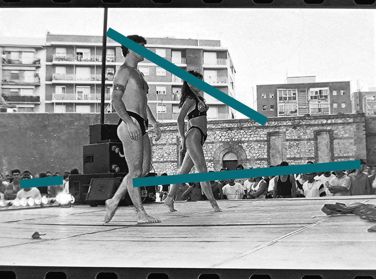 Originalfotonegativ Festival Joselito Cárcel Modelo Valencia 1991 35mm Film Selten