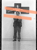 Originalfotonegativ Humberto Rivas Ganzkörperfotograf IVAM Valencia 1996 35mm Film Selten