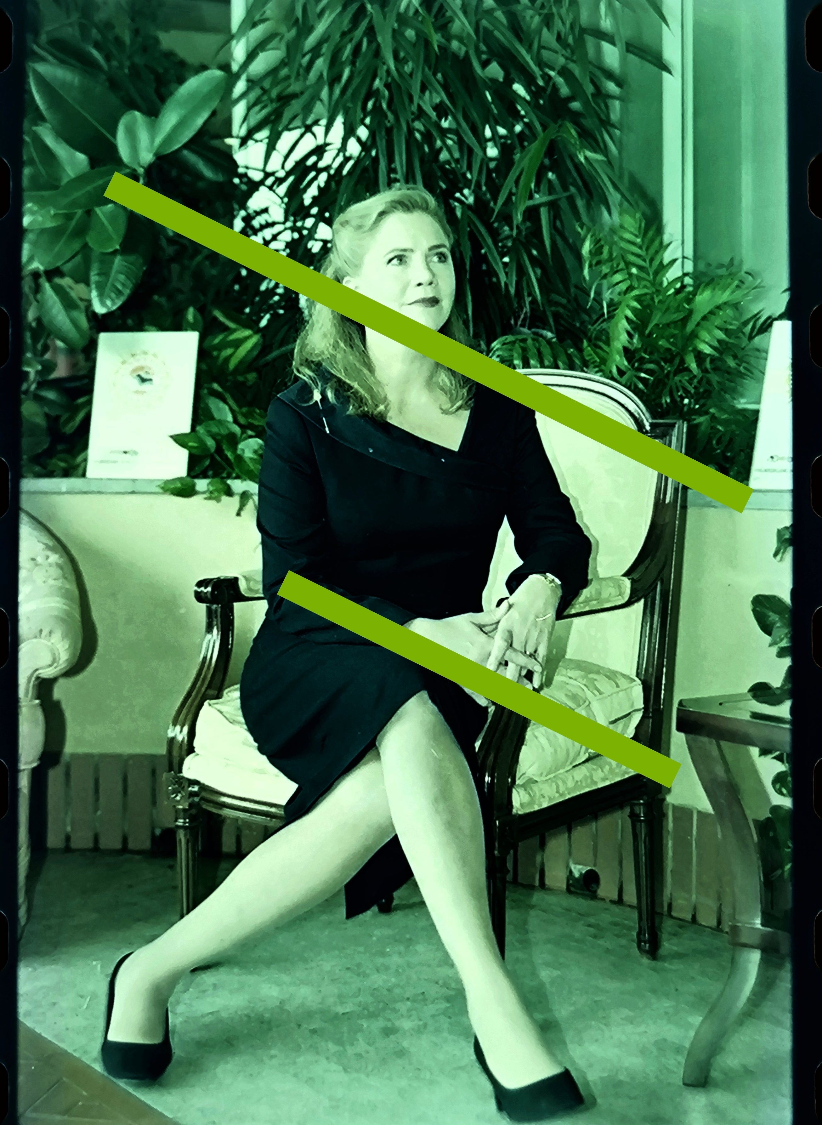 Originales Foto-Negativ Kathleen Turner Amerikanische Filmschauspielerin 35mm Film Selten