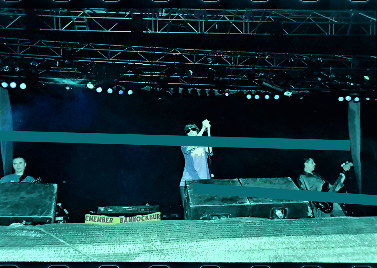 Negativo fotográfico original Primal Scream escenario FIB Benicàssim 1998 35mm film Rare