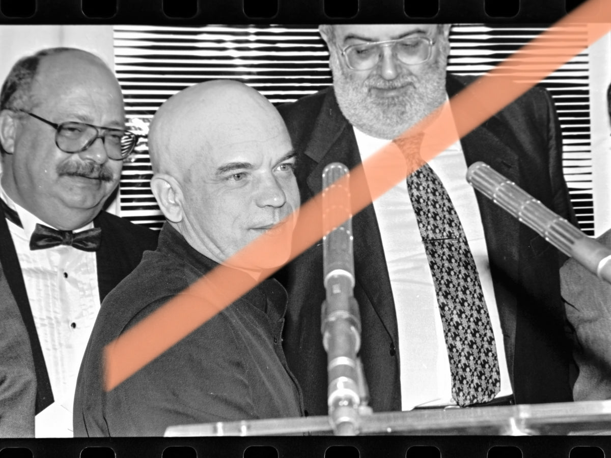 Negativo fotográfico original Jesús Ferrero Premio Azorín Alicante 1997 35mm film Rare