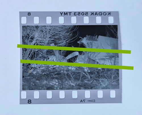 Original photographic negative Antonov accident Sierra Mariola Alicante 1994 wreckage 35mm film Rare