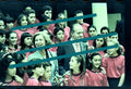 Originales Fotonegative Juan Carlos I und Königin Sofía mit Studenten Valencia 1997 35mm Film Selten