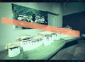 Original photographic negative traditional Bhutanese architecture model L'Almodí Valencia 1999 35mm film Rare