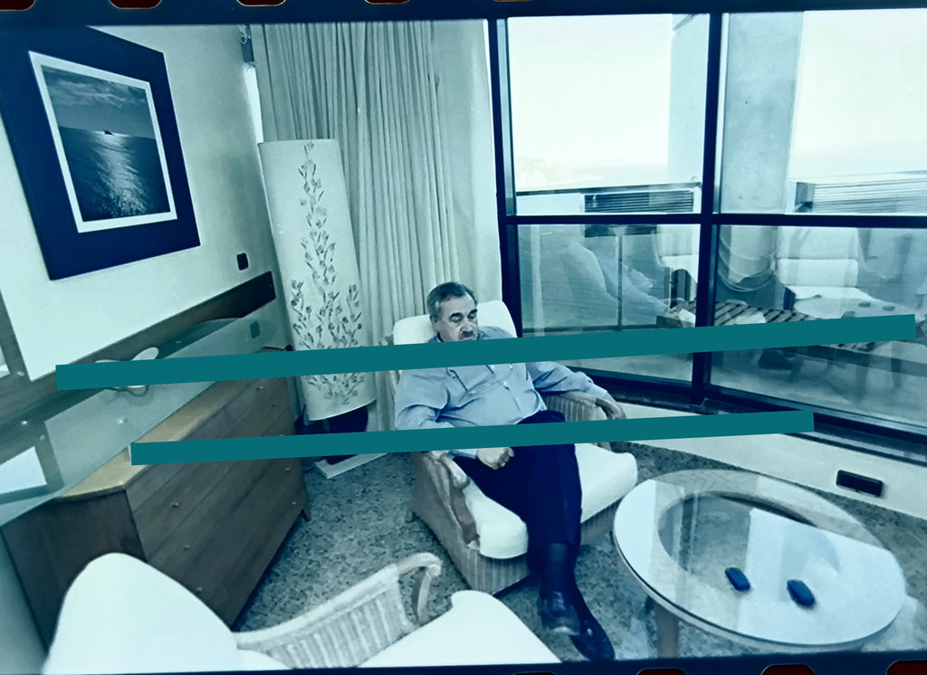 Original photographic negative Joaquín Pérez Crespo Gran Hotel Bali Benidorm room 2002 35mm film Rare