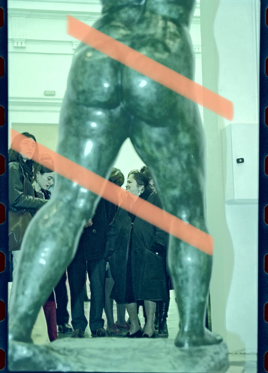 Negativo fotográfico original Dina Vierny exposición Aristide Maillol IVAM Valencia 2002 35mm film Rare