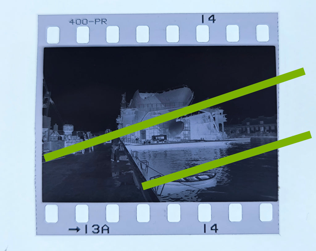Original-Fotonegativ Unión naval de Levante Smart Ships 35mm Film Selten