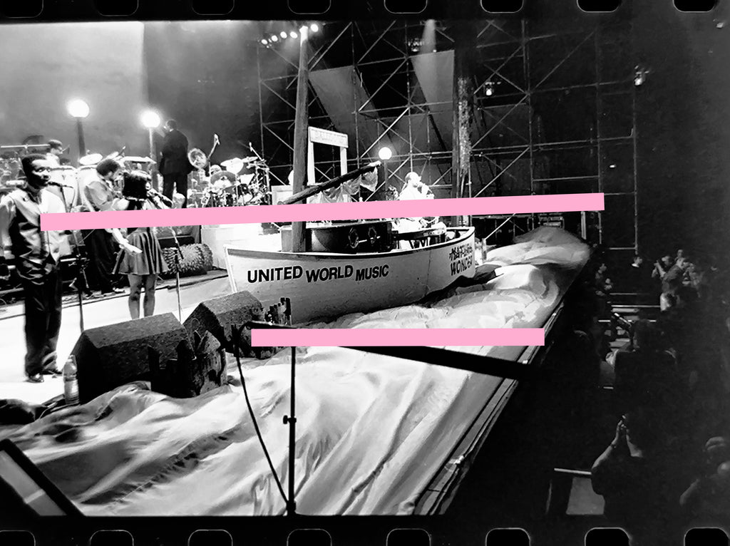Negativo fotográfico original Stevie Wonder cantante músico 35mm film Rare