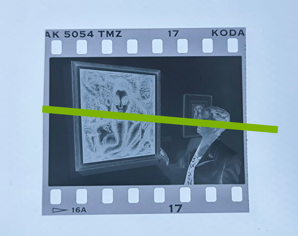 Original photographic negative Françoise Molinier daughter of French painter and photographer Pierre Molinier, 35mm film Rare