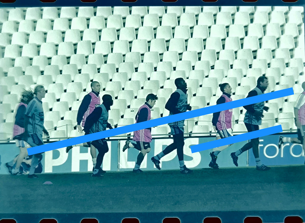 Original photographic negative France National football team 35mm film Rare