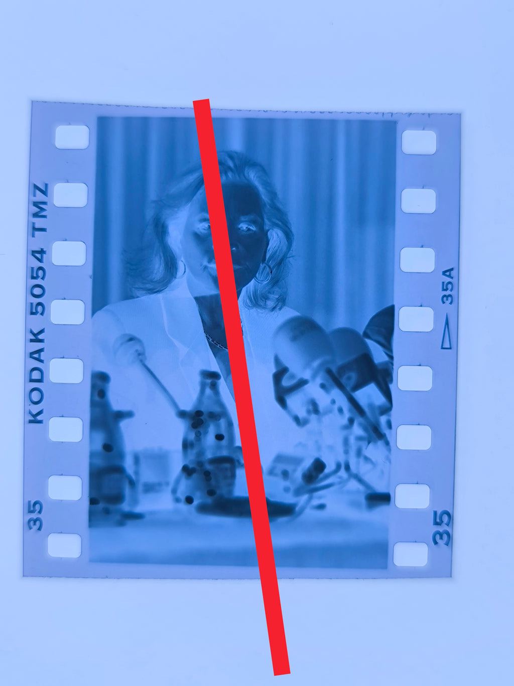 Negativo fotográfico original Actriz de cine Lauren Bacall  35mm film Rare