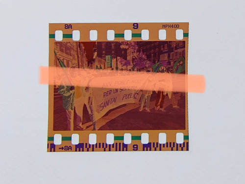 Original photographic negative A.VV. Poble Nou public health Valencia 1999 35mm film Rare
