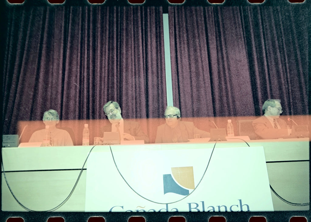 Originales Fotonegativ Miroslav Hroch Michael Mann José Álvarez Junco akademischer Tisch Valencia 2000 35mm Film Selten