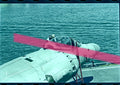 Originales Foto-Negativ Sea Harrier FA2 Royal Navy 001 offenes Cockpit HMS Ark Royal Alicante 2002 35mm Film Selten