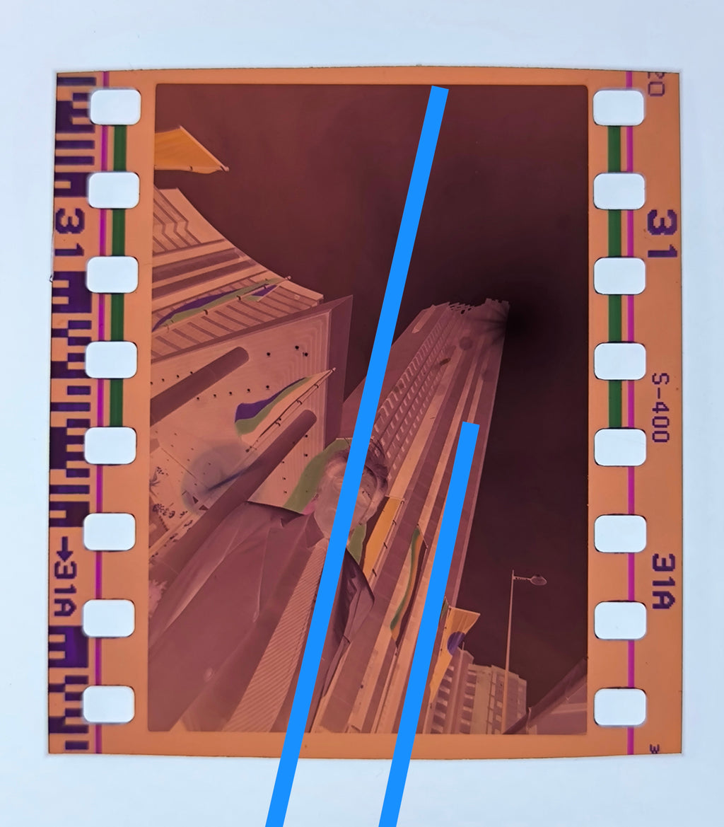 Negativo fotográfico original Antonio Escario arquitecto español 35mm film Rare