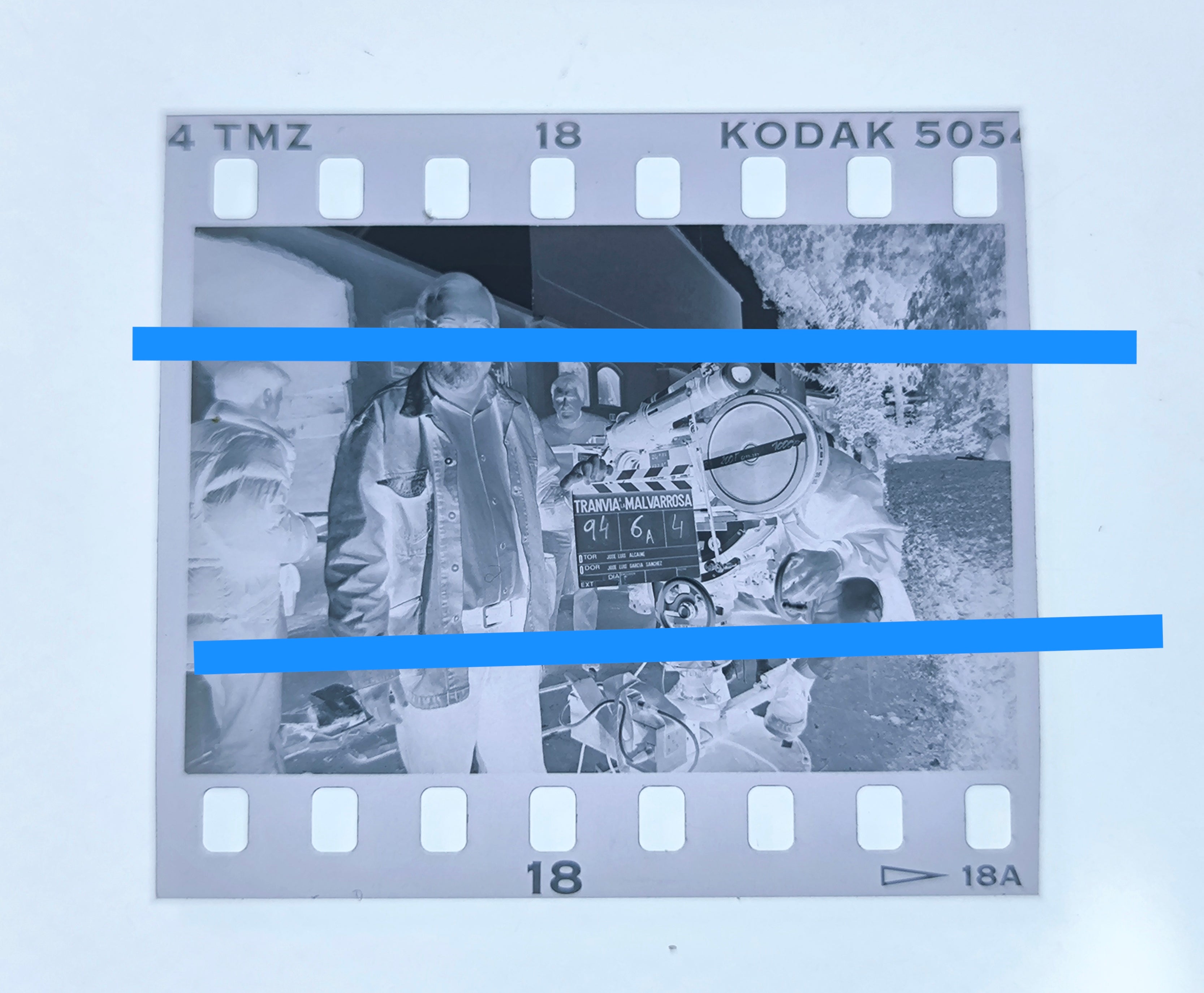 Original photographic negative shooting film Tramway to the Malvarrosa 35mm film Rare