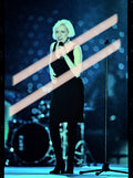 Originales Fotonegativ der kubanischen Sängerin Albita Rodríguez, Auftritt bei den Premios Nova Valencia 1999, 35mm-Film, selten