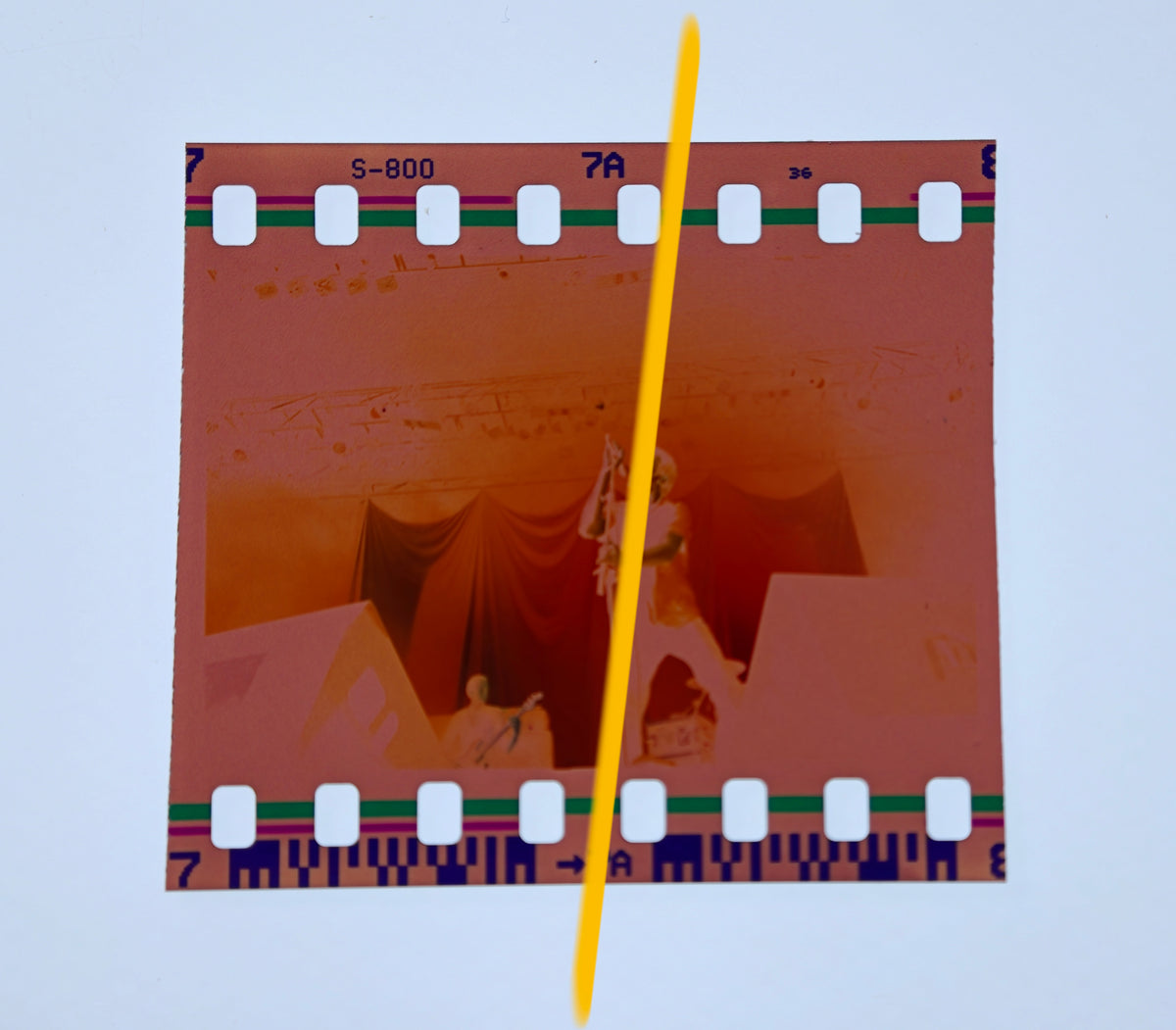 Original photographic negative Suede stage FIB Benicàssim 1999 35mm film Rare