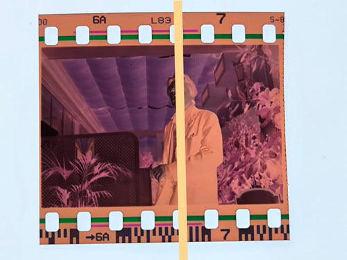 Originales Foto-Negativ Alain Delon Französischer Filmschauspieler 35mm Film Selten