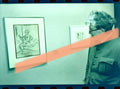 Negativo fotográfico original Valerio Adami junto a dibujos exposición IVAM Valencia 2002 35mm film Rare