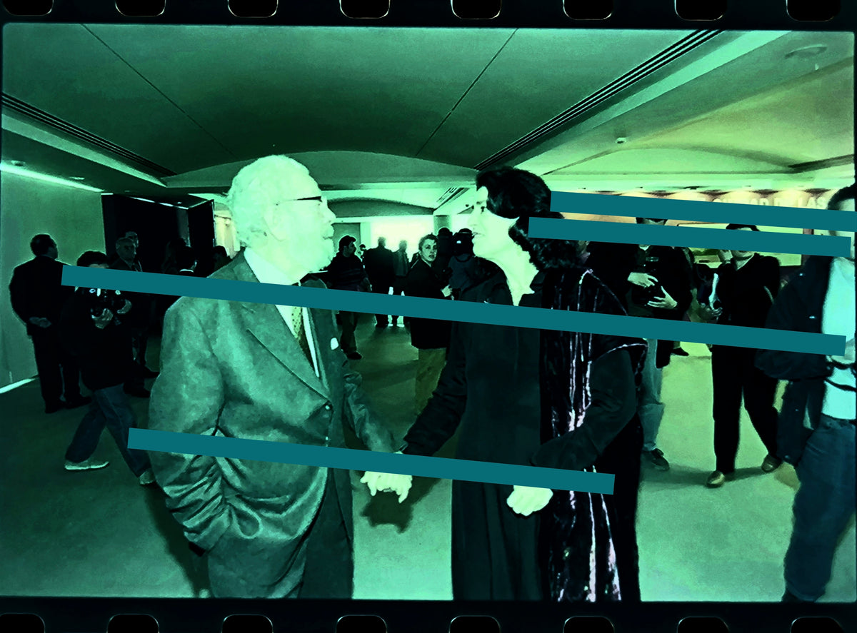 Original photographic negative Luis García Berlanga and Irene Papas Valencia 2000 35mm film Rare