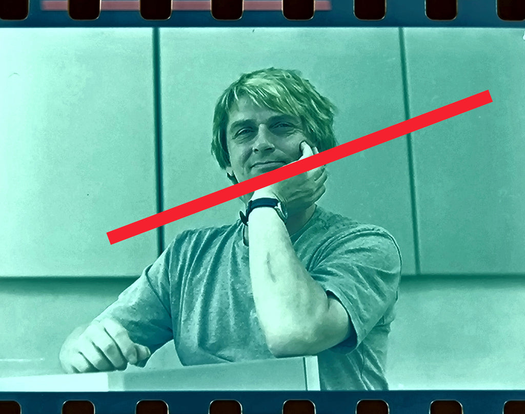 Negativo fotográfico Mike Oldfield Músico 35mm film Rare